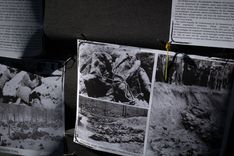 Close-up of the exhibition in Tiergarten Park.